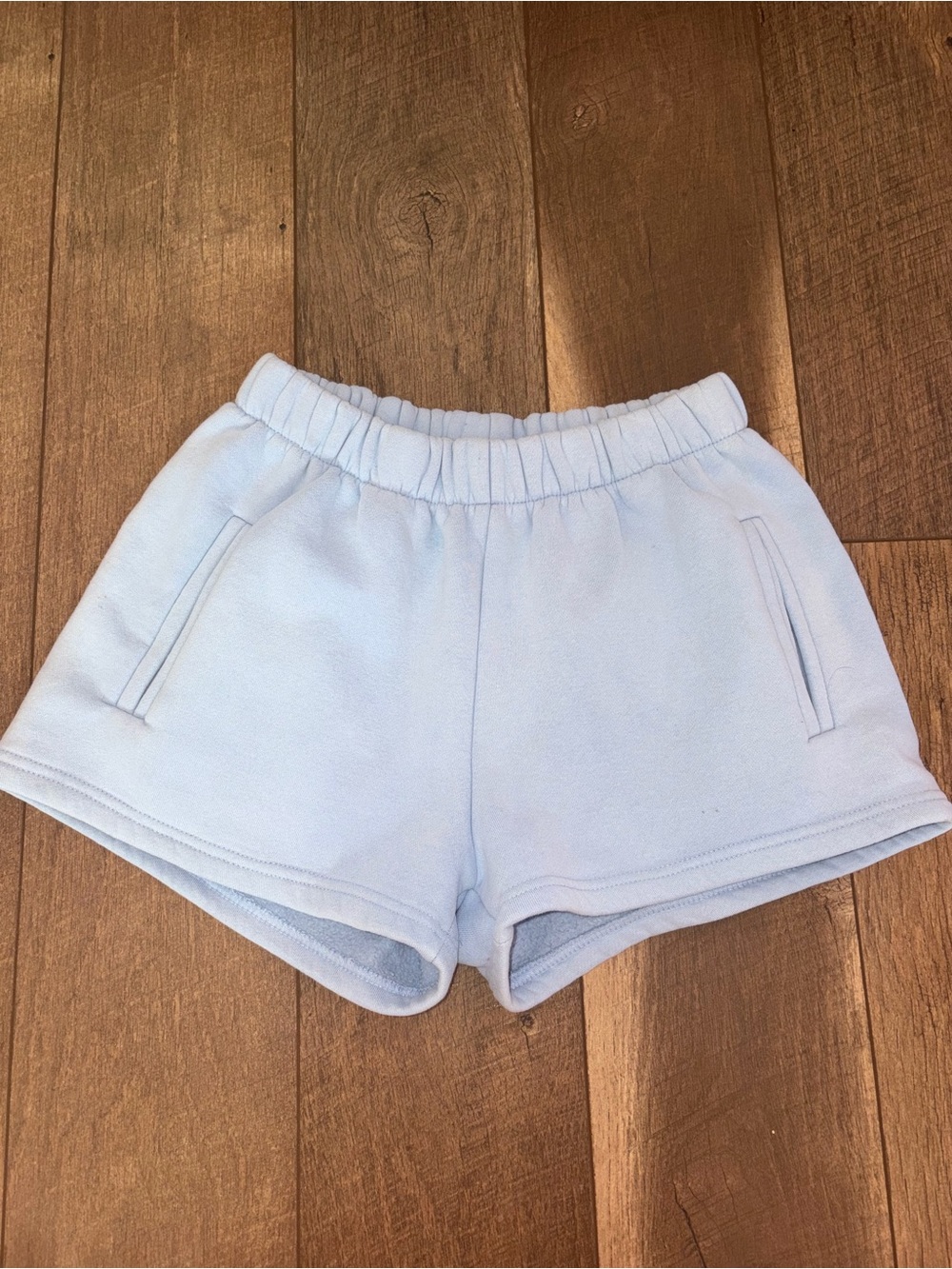 Tic Toc Sweat Shorts Light Baby Blue Size Small